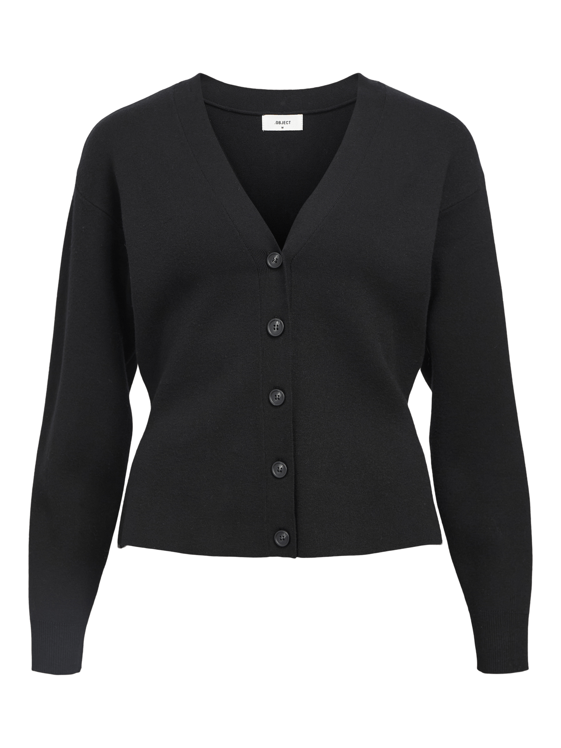 OBJREYNARD Knit Cardigan - Black - VERO MODA & VILA Bergvik